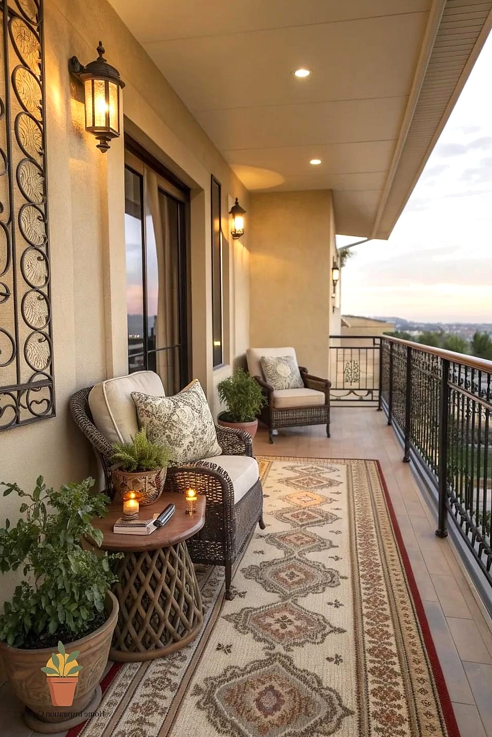 Add a Rug or Transition Strip at the Threshold