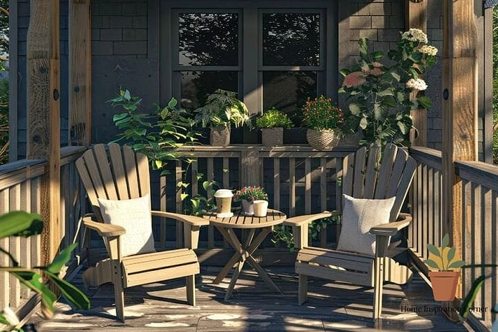 23 Beautiful Balcony Furniture Inspiration Photos Worth Saving 7 Adirondack Chairs in Bold Colors