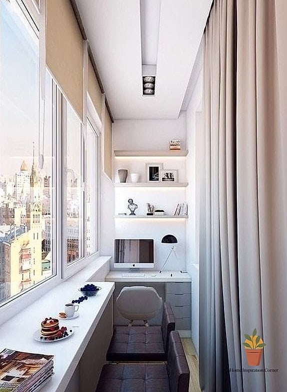 Balcony-to-Home-Office Conversion