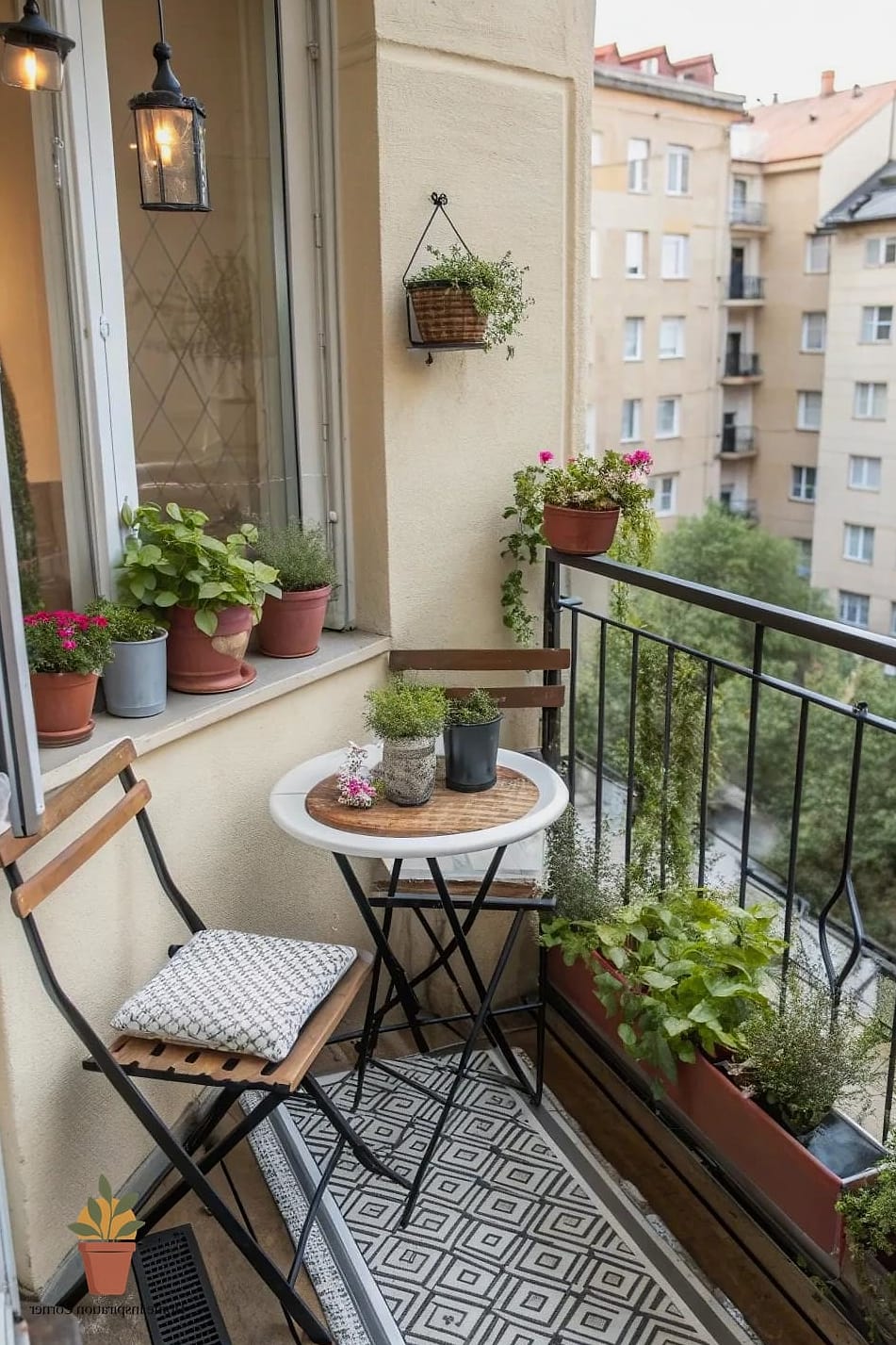 13 Small Balcony Decor Ideas From Homes We Absolutely Love 2 A Bistro Set That Actually Fits