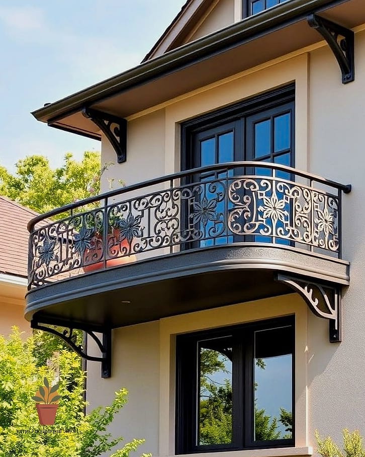 A Bistro-Style Vignette Just Inside the Doors