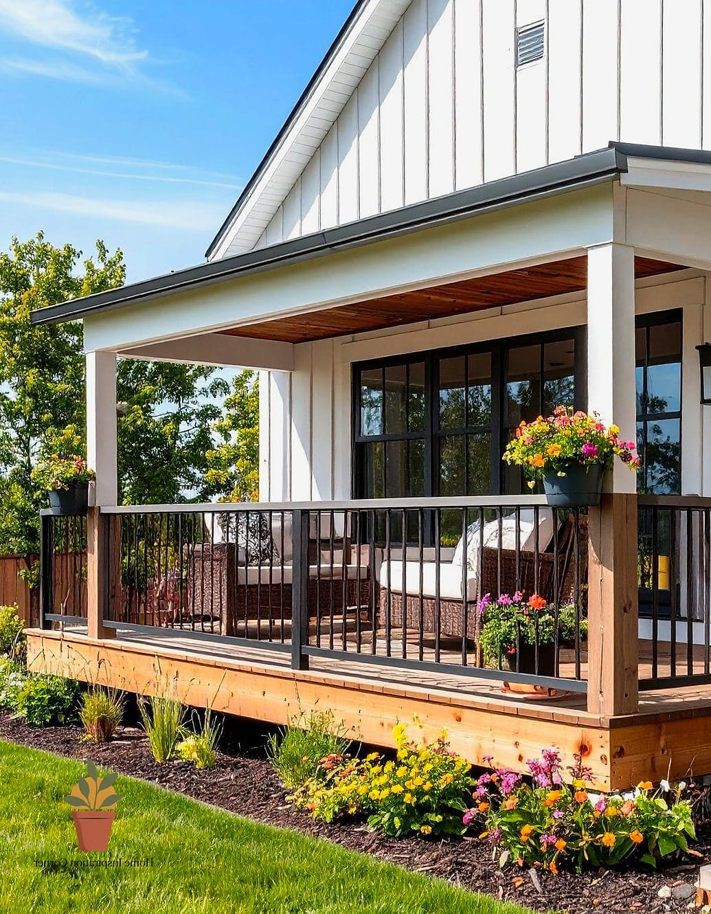 Board and Batten Privacy Walls