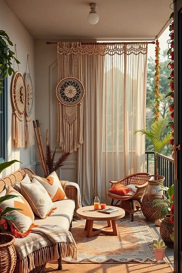 The Bohemian Jungle Balcony