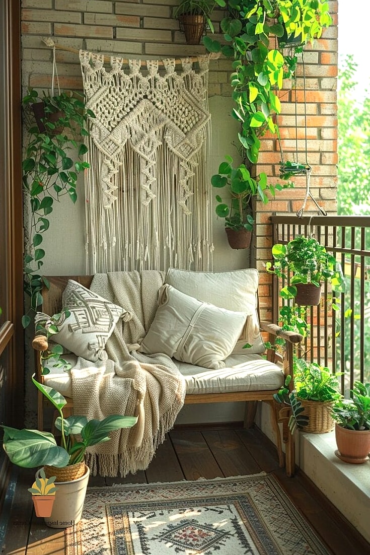 Boho Macrame Curtain for Privacy