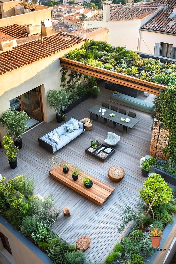 17 Rooftop Terrace Ideas That Will Transform Your Space 2 Build a Wood Deck Foundation