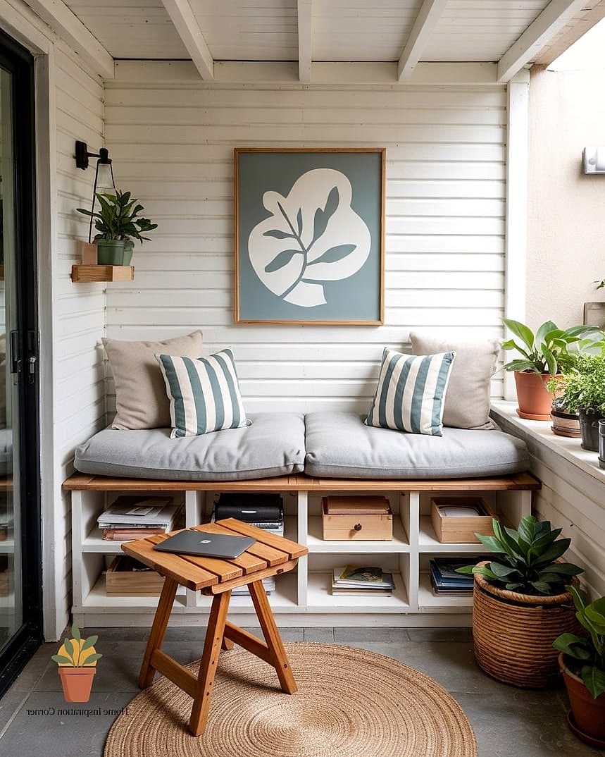 Built-In Bench Seating with Hidden Storage