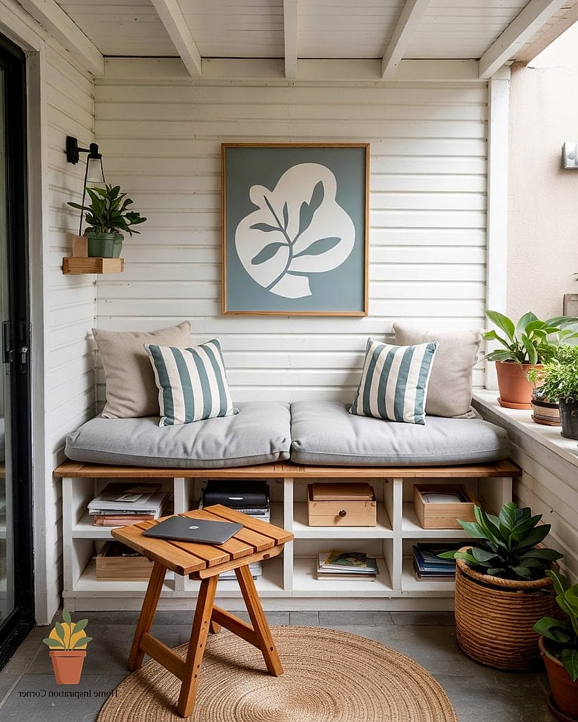 Built-In Bench Seating with Storage