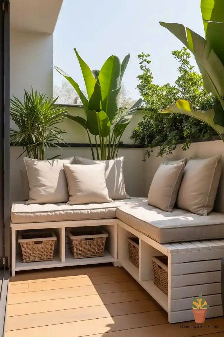 Built-In Bench with Storage