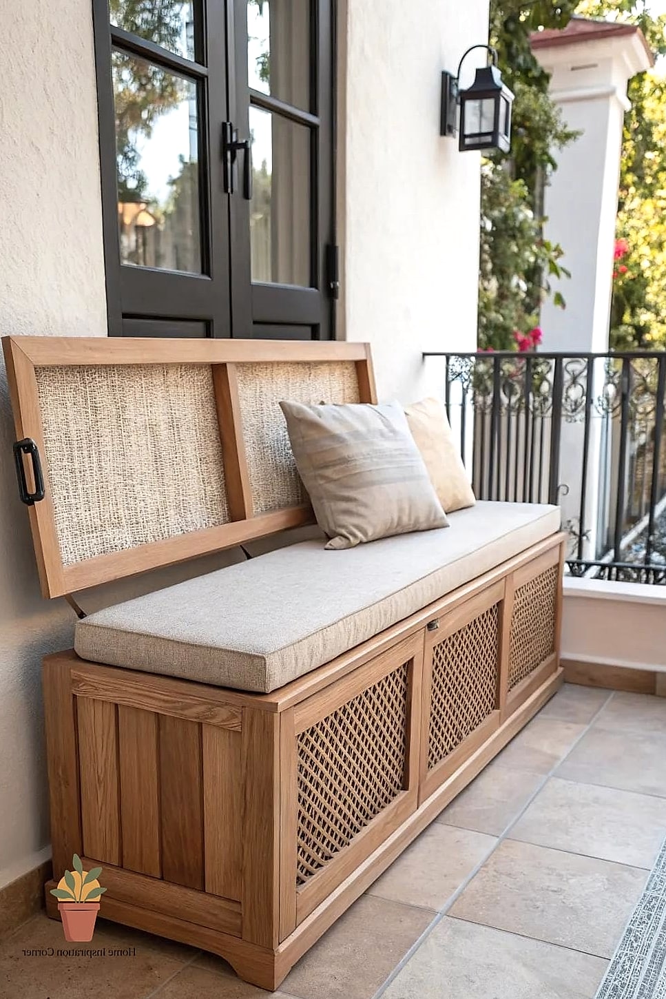 23 Beautiful Balcony Furniture Inspiration Photos Worth Saving 8 Built-In Bench Seating with Storage