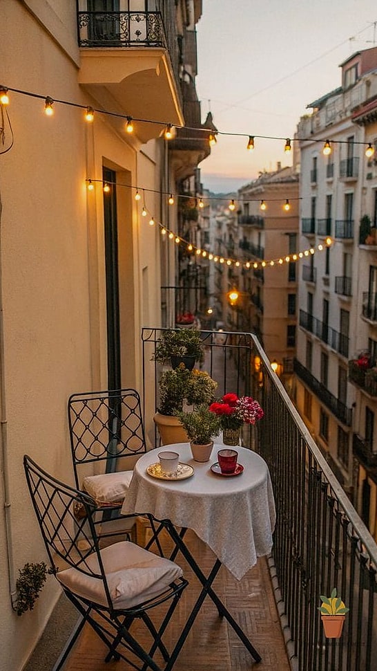 Café-Style Bistro Setup for Coffee and Conversation