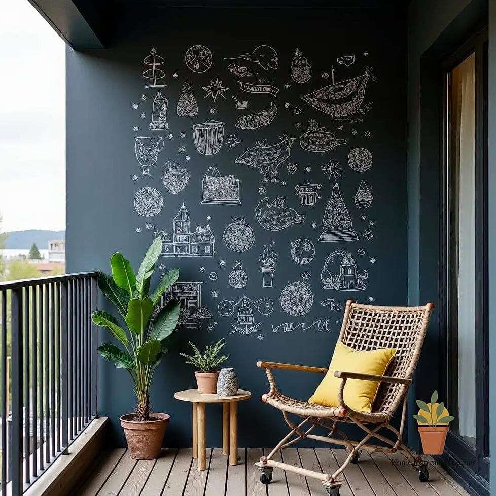 Chalkboard or Framed Art on the Wall