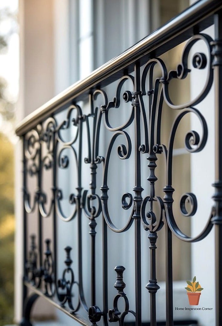 18 Iron Balcony Railing Designs You Need to See Right Now 2 Classic Scroll Iron Railings