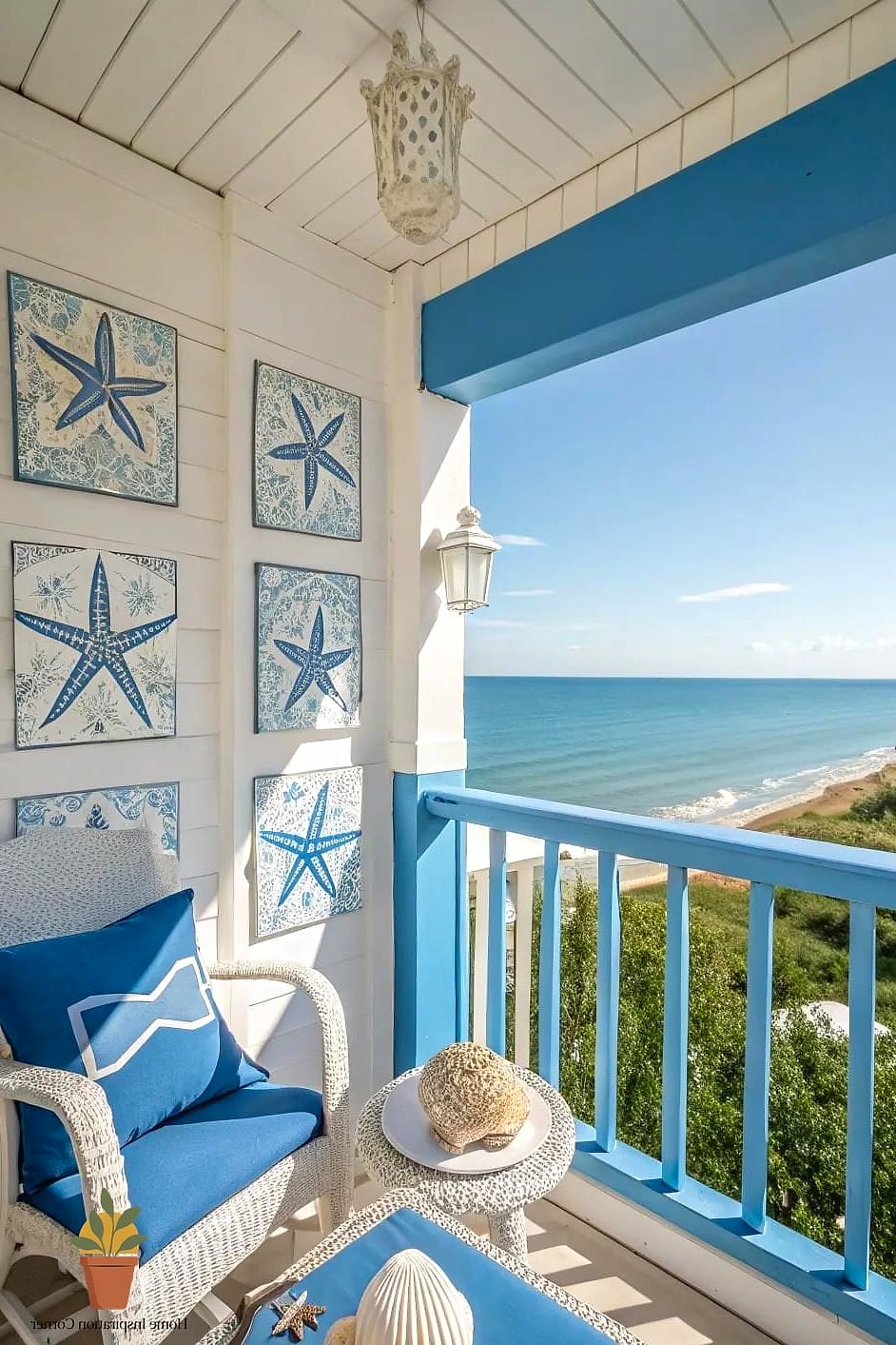Coastal Blue and White Theme