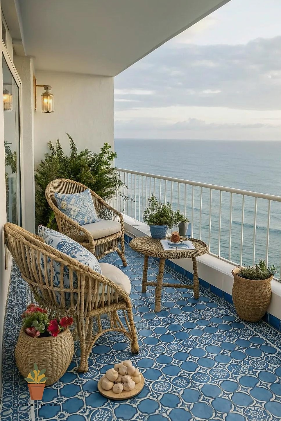 Coastal Blue and White Palette