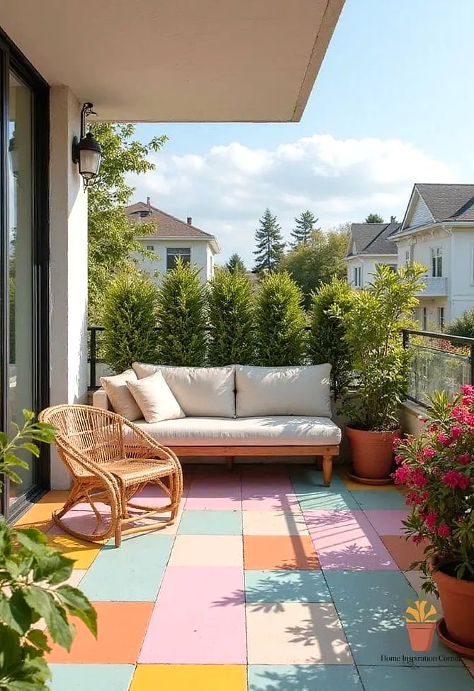 Color-Blocked Accent Wall