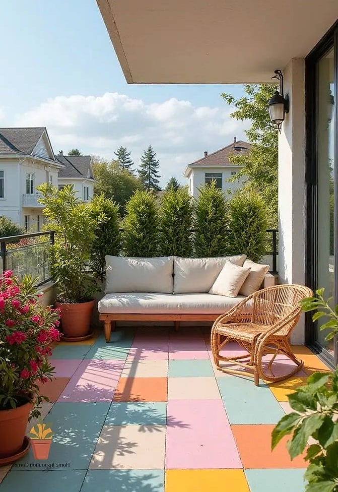 Color-Blocked Planter Grouping