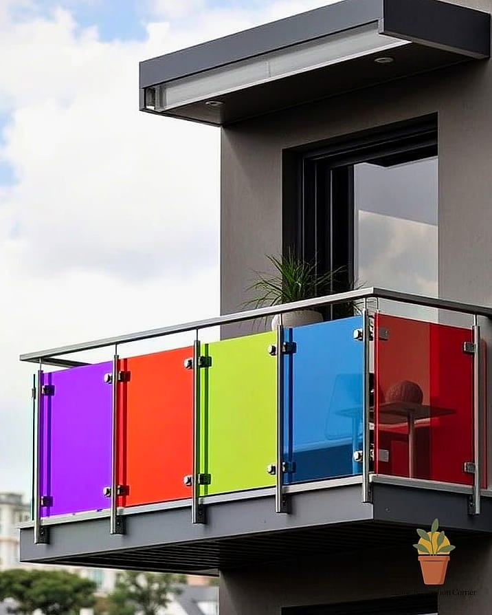 Compact Glass Panels for Small Balconies