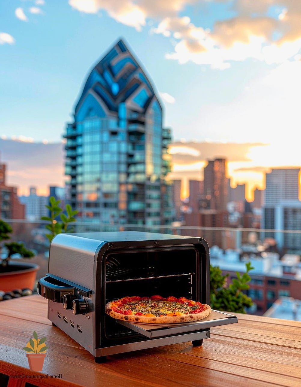A Compact Pizza Oven Corner