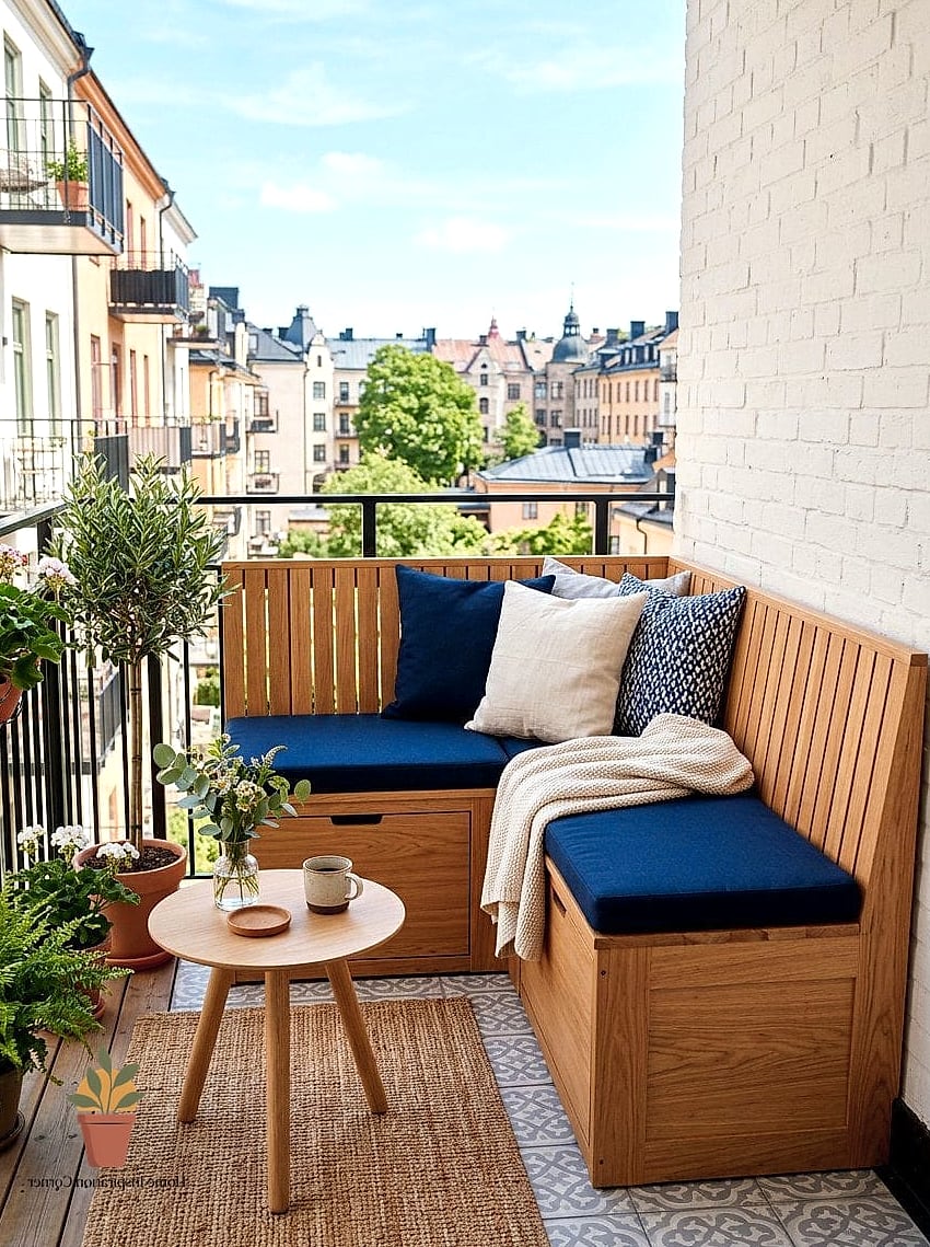 Corner Bench Seating with Storage