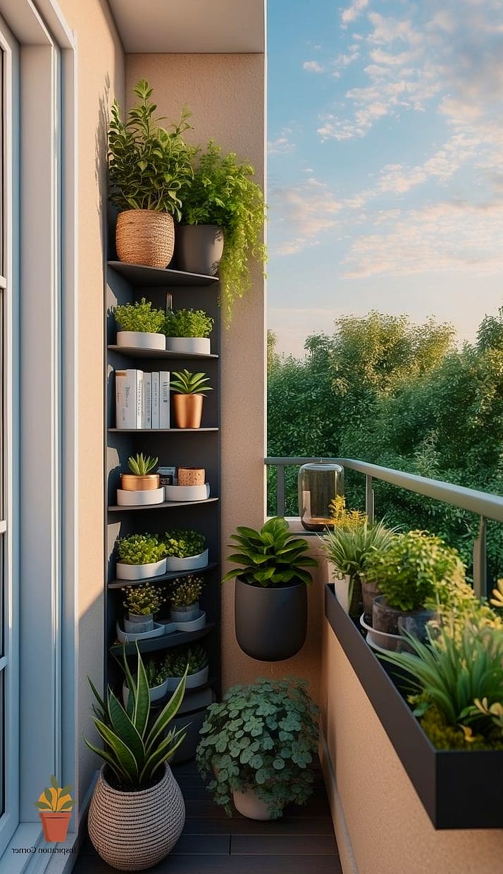 Corner Storage Bench
