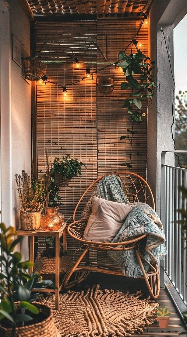 10 Balcony Decoration Inspiration Boards You'll Want to Copy 2 The Cozy Boho Retreat