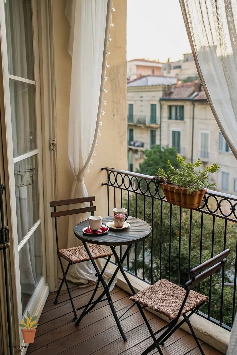 Cozy Cafe-Style Bistro Set