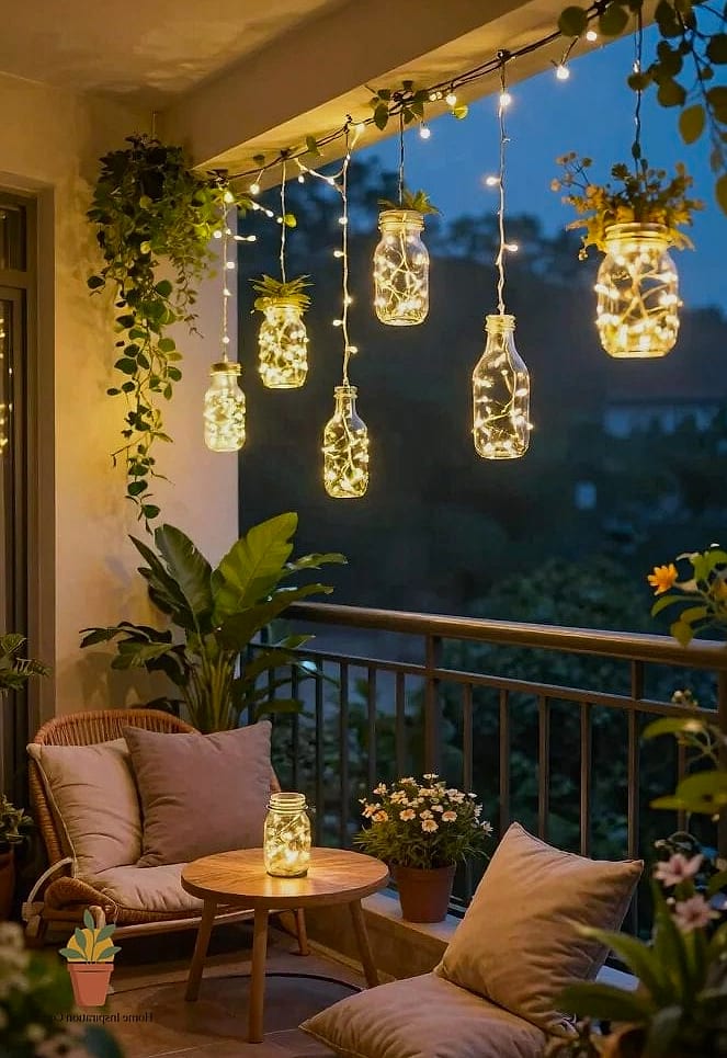 Cozy String Lights and Lanterns