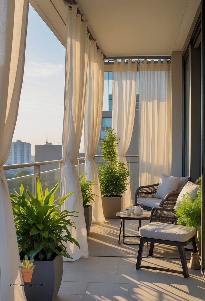 Curtain Panels for Softness and Shade