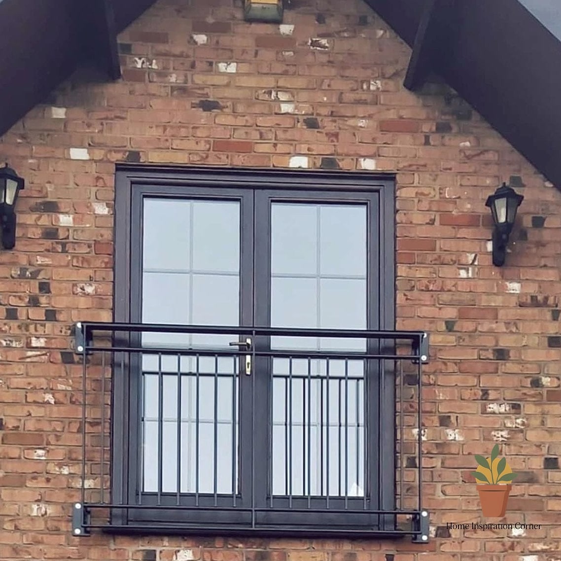Curtains That Frame the Doors From Inside