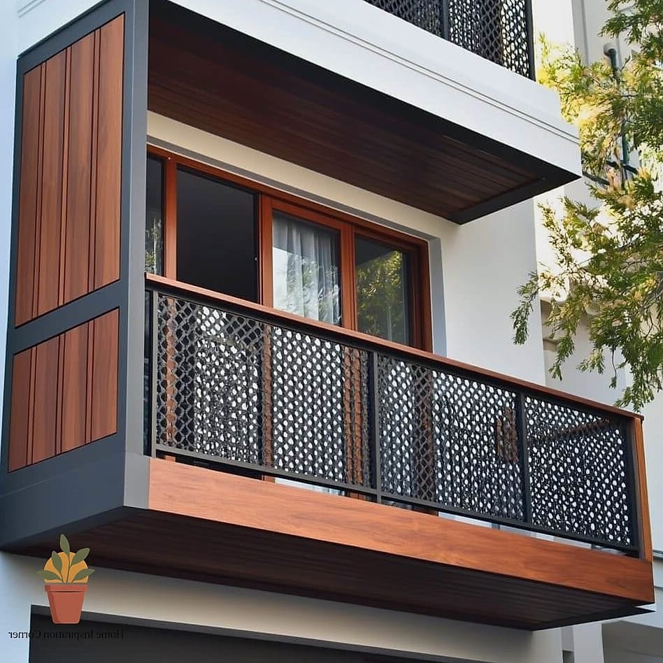 Dark, Closed-Off Grill to Open Cable Railing System