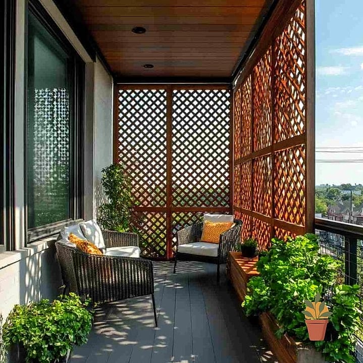 DIY Lattice Privacy Screen
