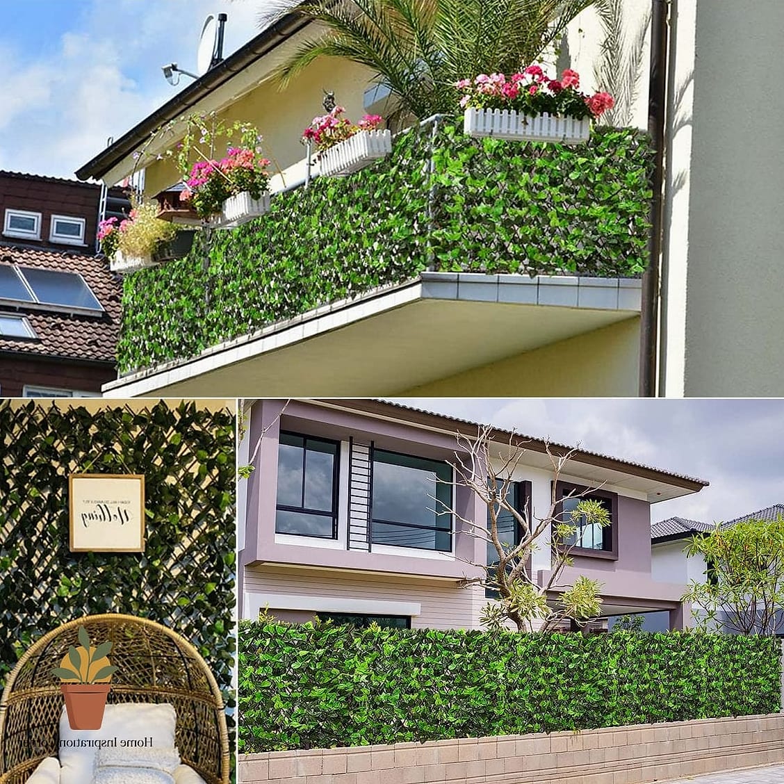 Faux Ivy or Greenery Panels