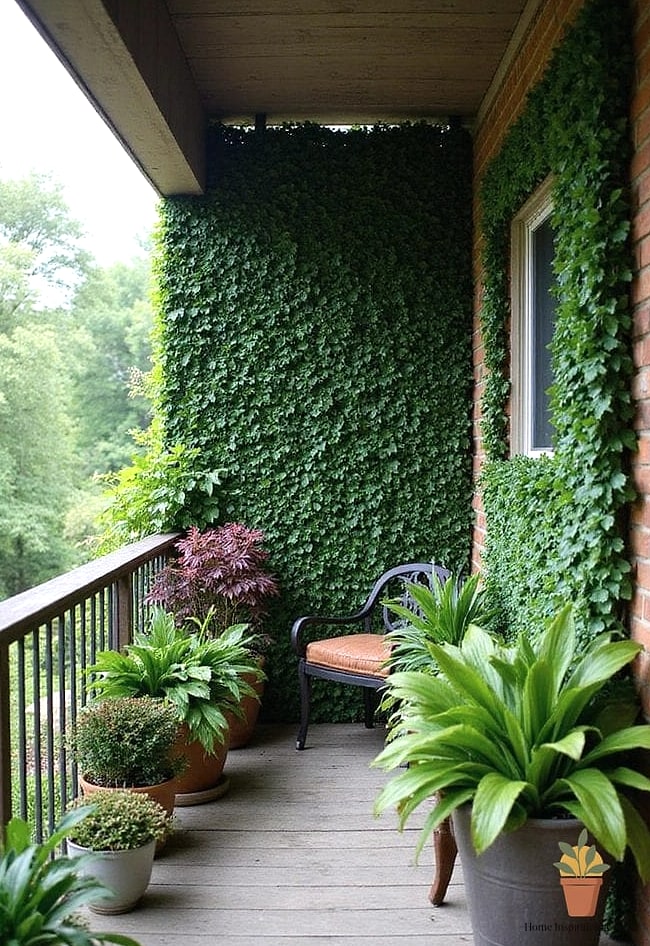Faux Ivy Privacy Screens