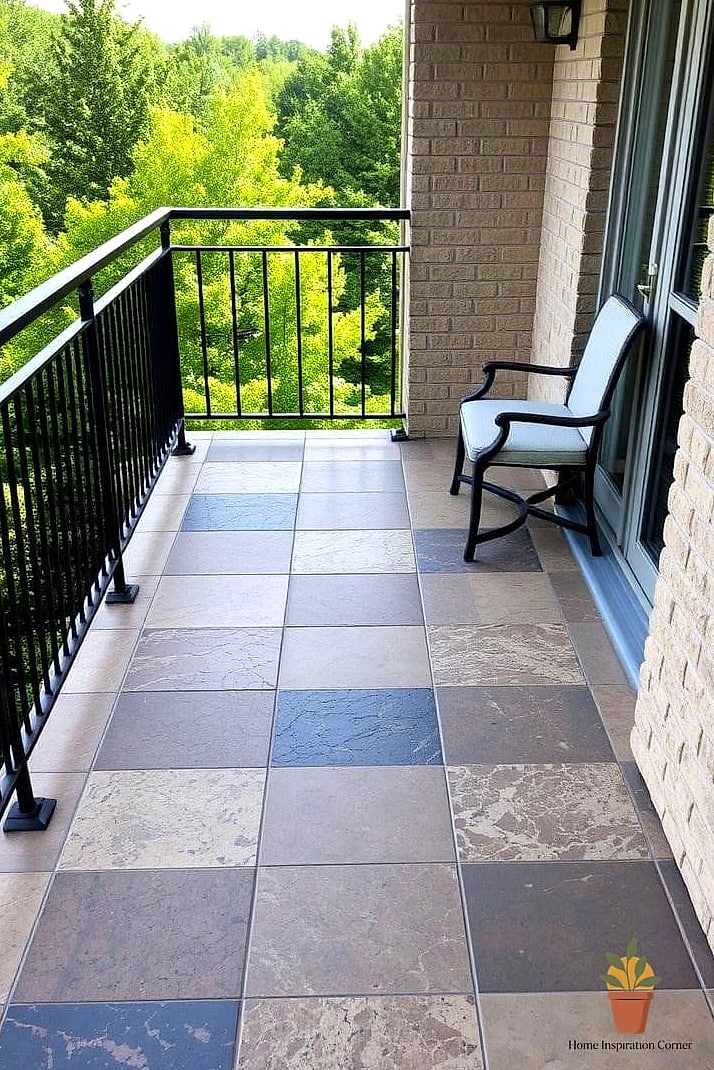 Faux Stone Cladding at the Base
