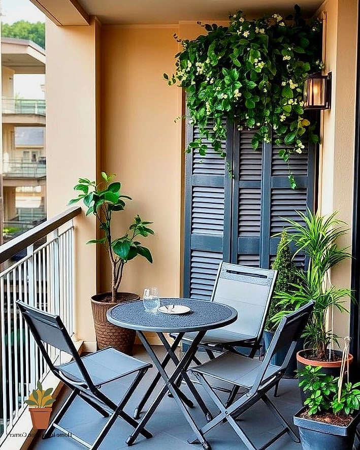 Fold-Flat Furniture for Ultra-Tiny Balconies