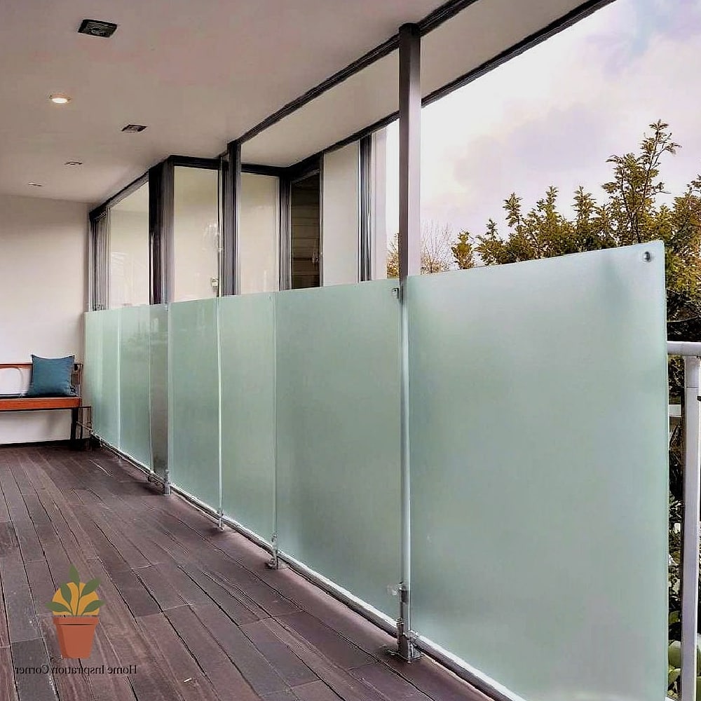 Frosted Glass Panels for Privacy