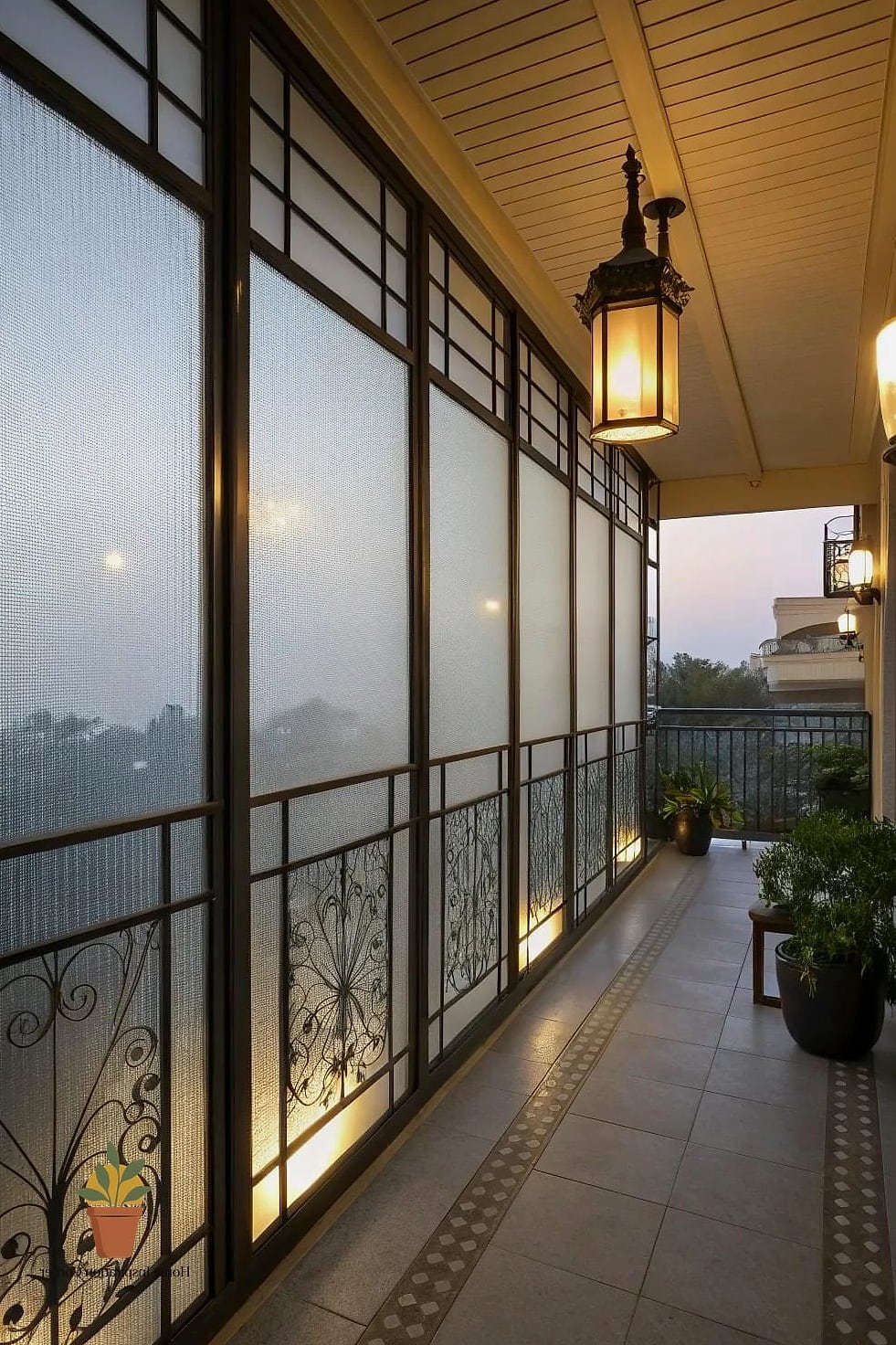 Frosted Privacy Panels