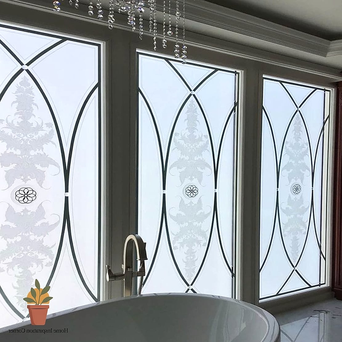 17 Etching Glass Design For Balcony Ideas That Work in Any Size Home 2 Frosted Privacy Panels for Railings