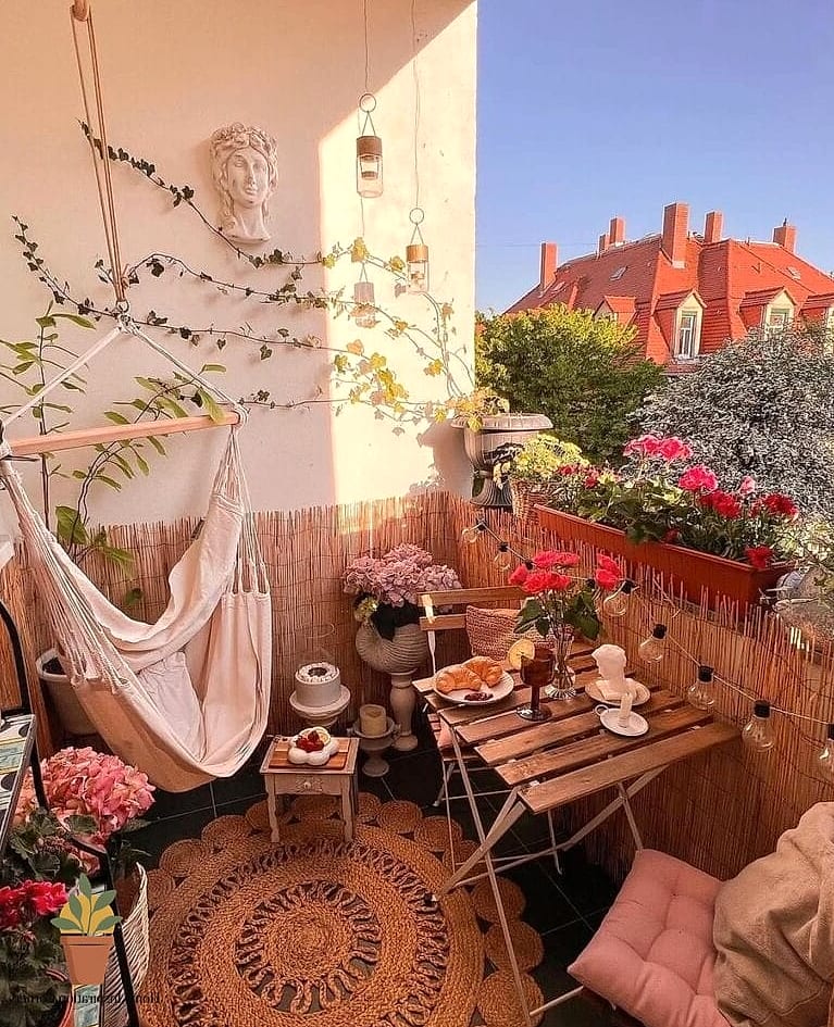 Full Boho Balcony Transformation