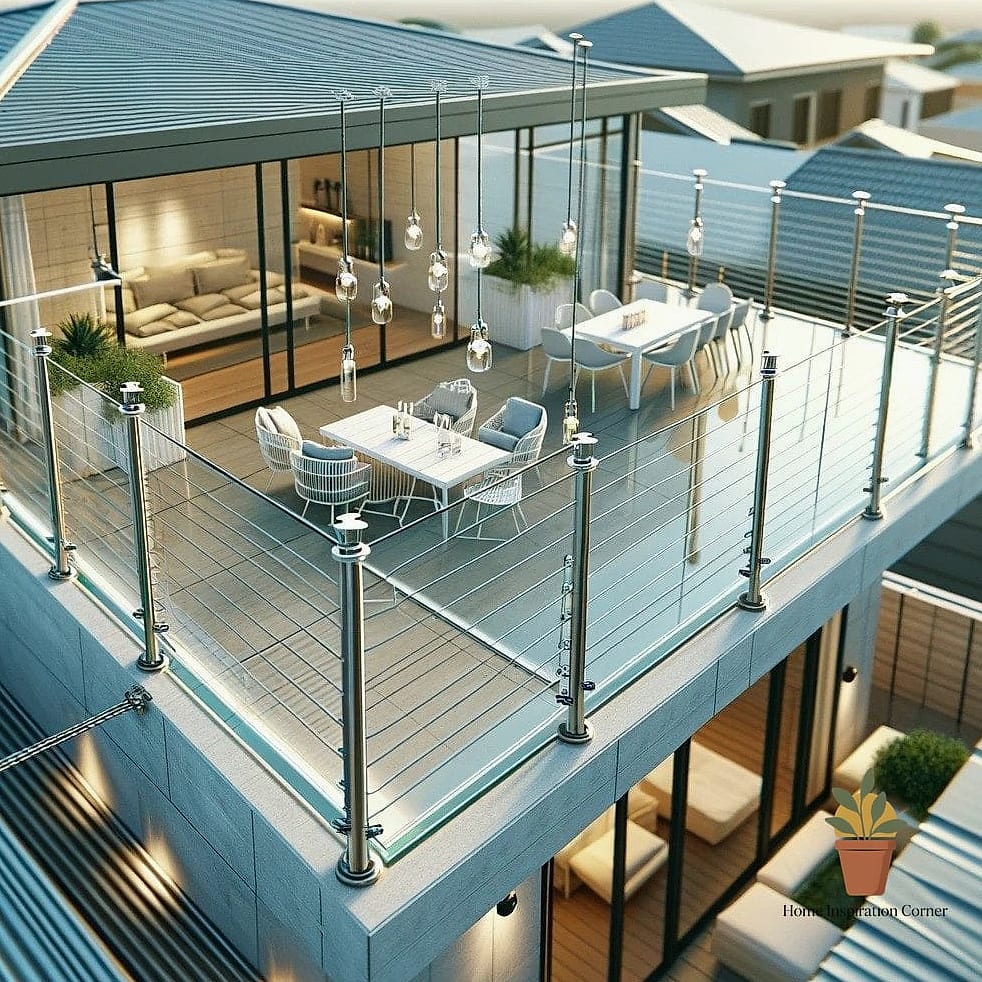 21 Glass Railing Balcony Looks We're Obsessed With This Year 12 Full-Height Glass for Rooftop Decks