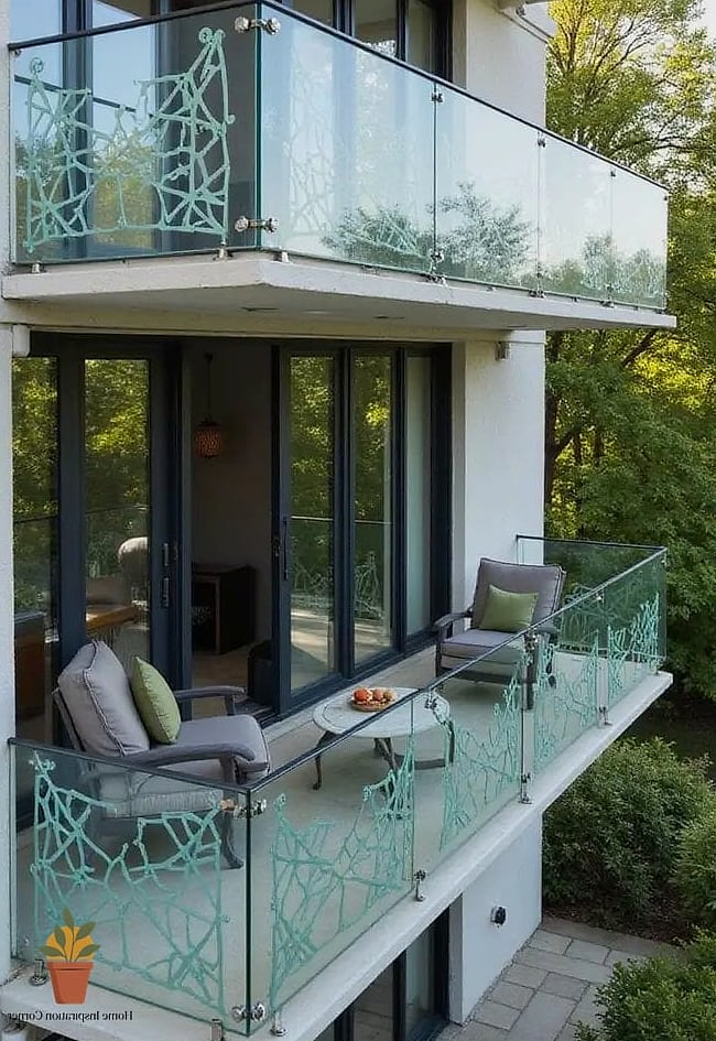 Glass Panels for an Open, Airy Feel
