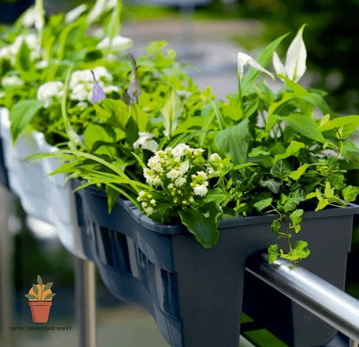 21 Glass Railing Balcony Looks We're Obsessed With This Year 13 Glass Railings with Planter Box Integration