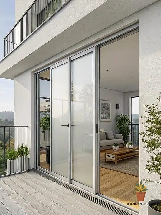 Glass Sliding Panel Enclosure