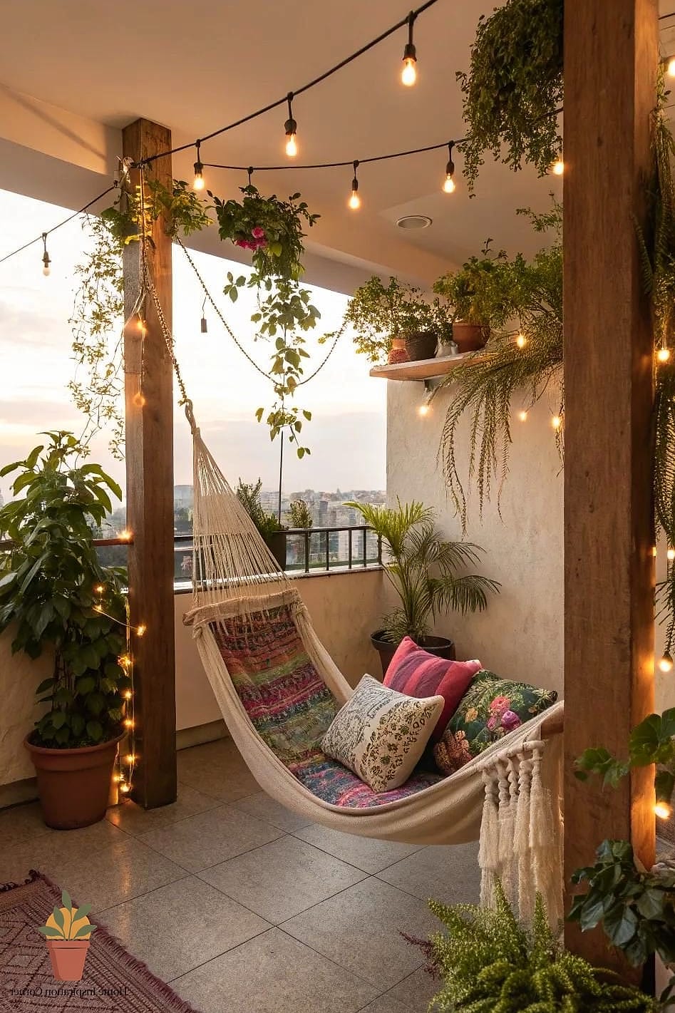 Hammock Chair Nook with a Reading Corner