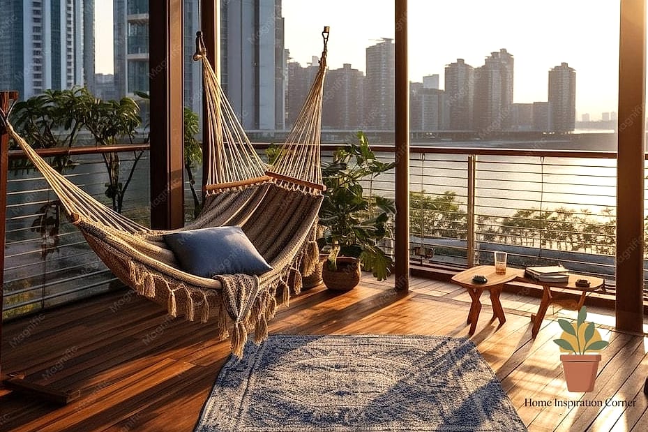 A Hammock Chair for Small-Space Lounging