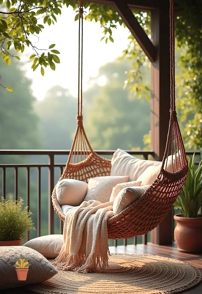 Hammock Chair Lounge Shot