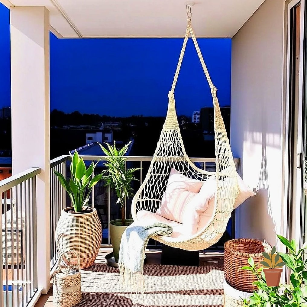 23 Beautiful Balcony Furniture Inspiration Photos Worth Saving 15 Hammock Chairs