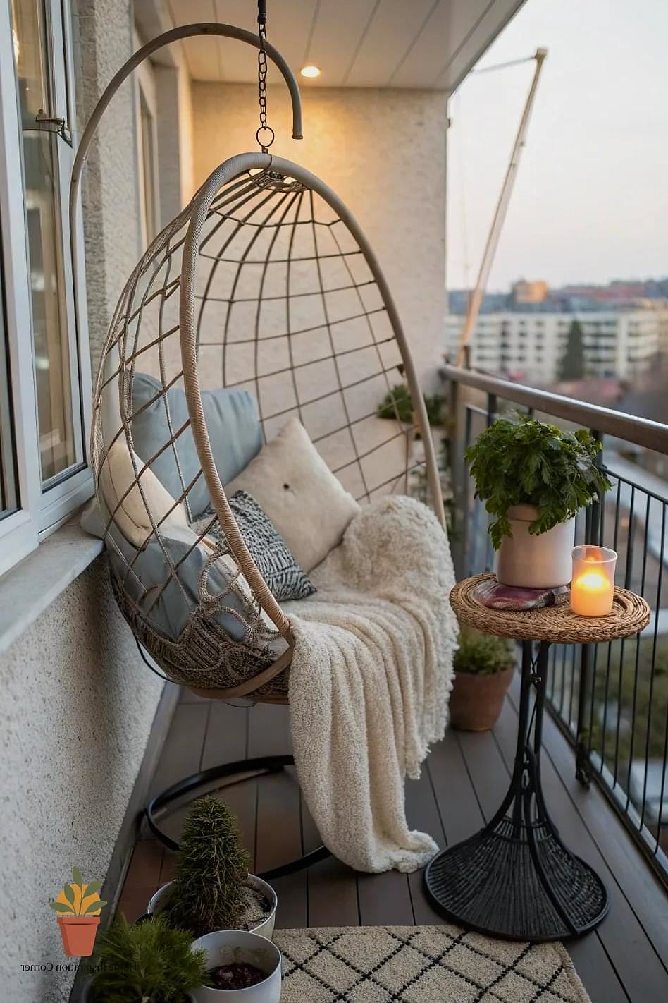 23 Beautiful Balcony Furniture Inspiration Photos Worth Saving 4 Hanging Egg Chairs