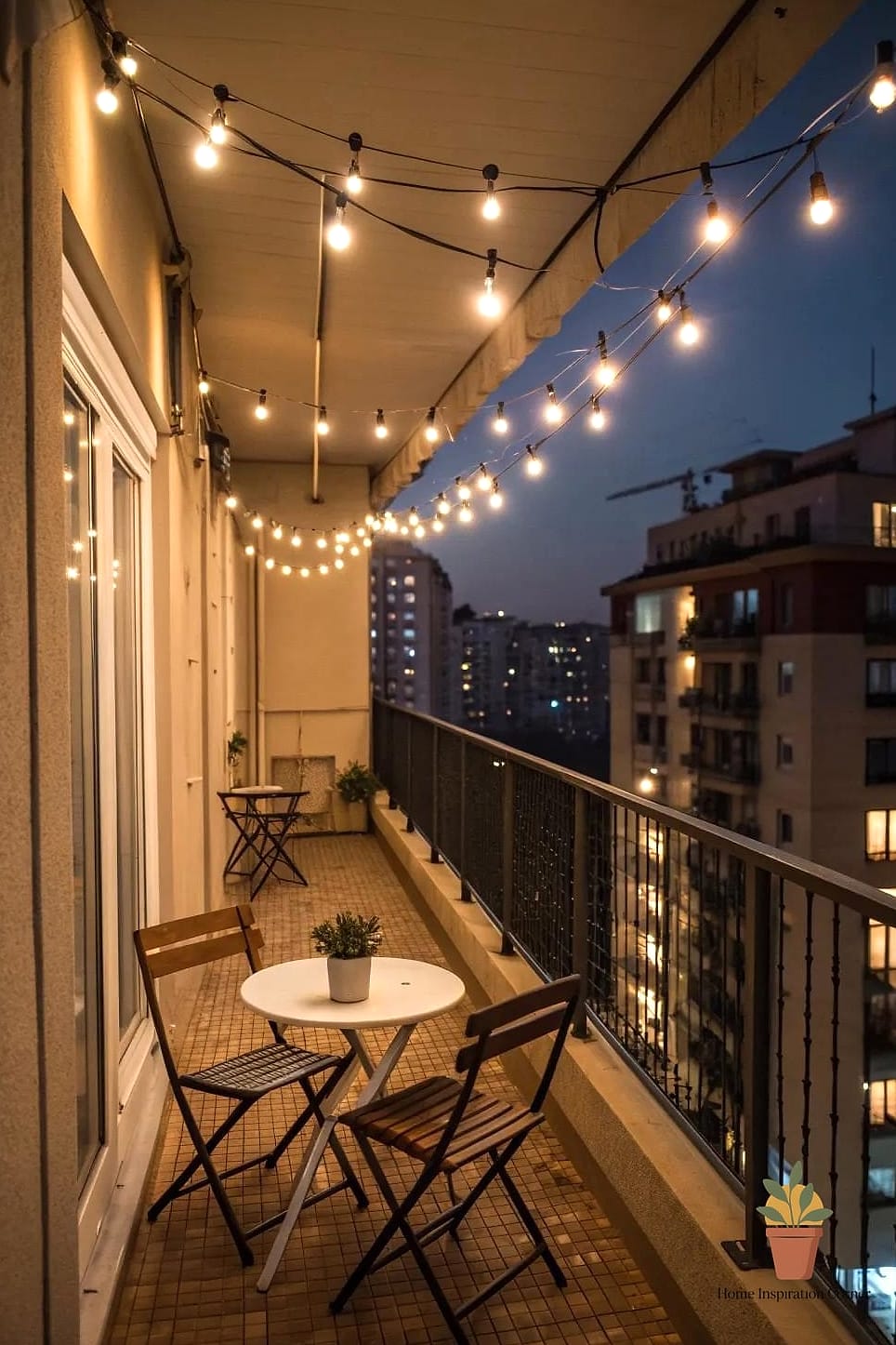Hang String Lights for Instant Ambiance