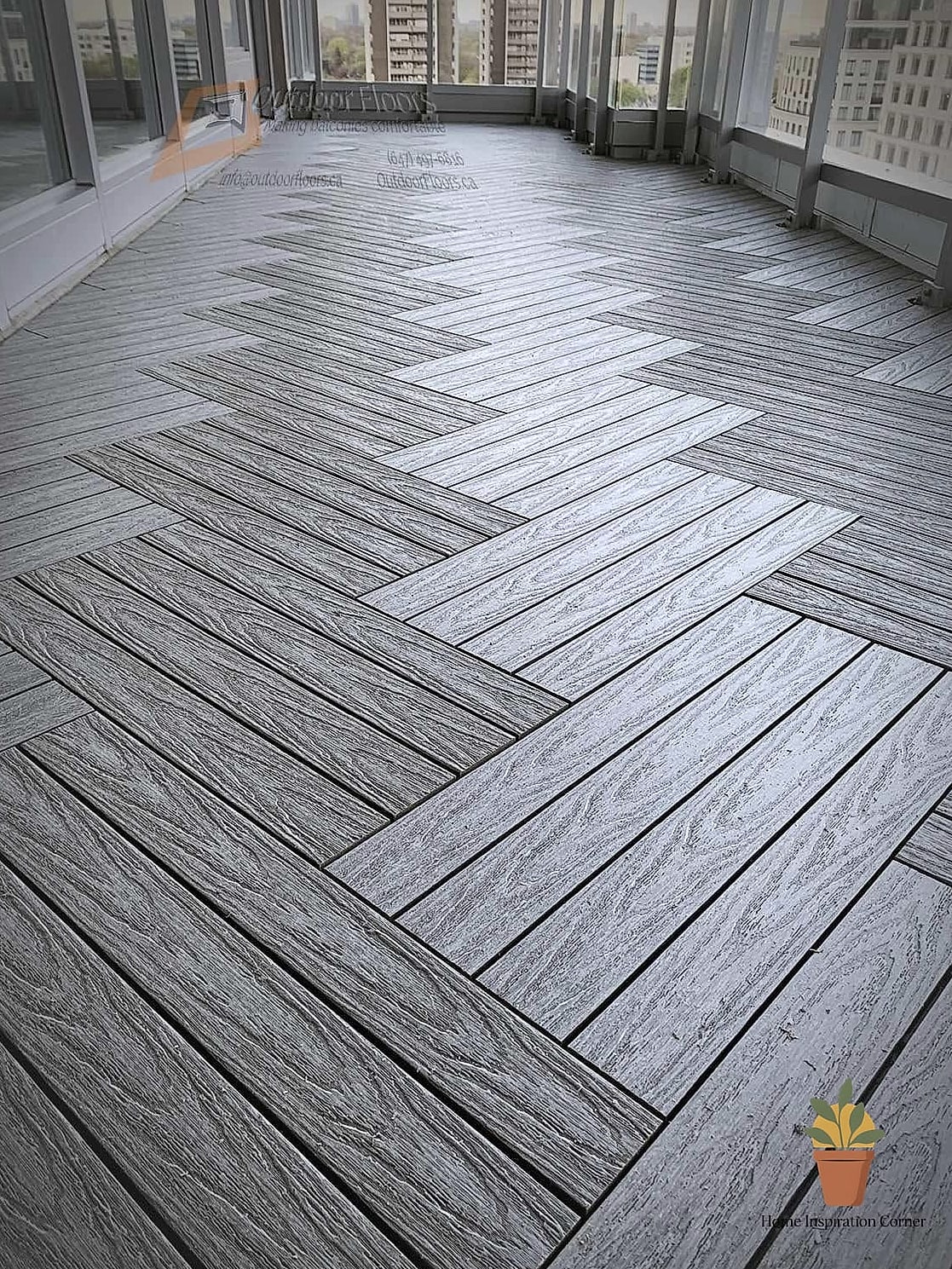 The Herringbone Deck Tile Upgrade